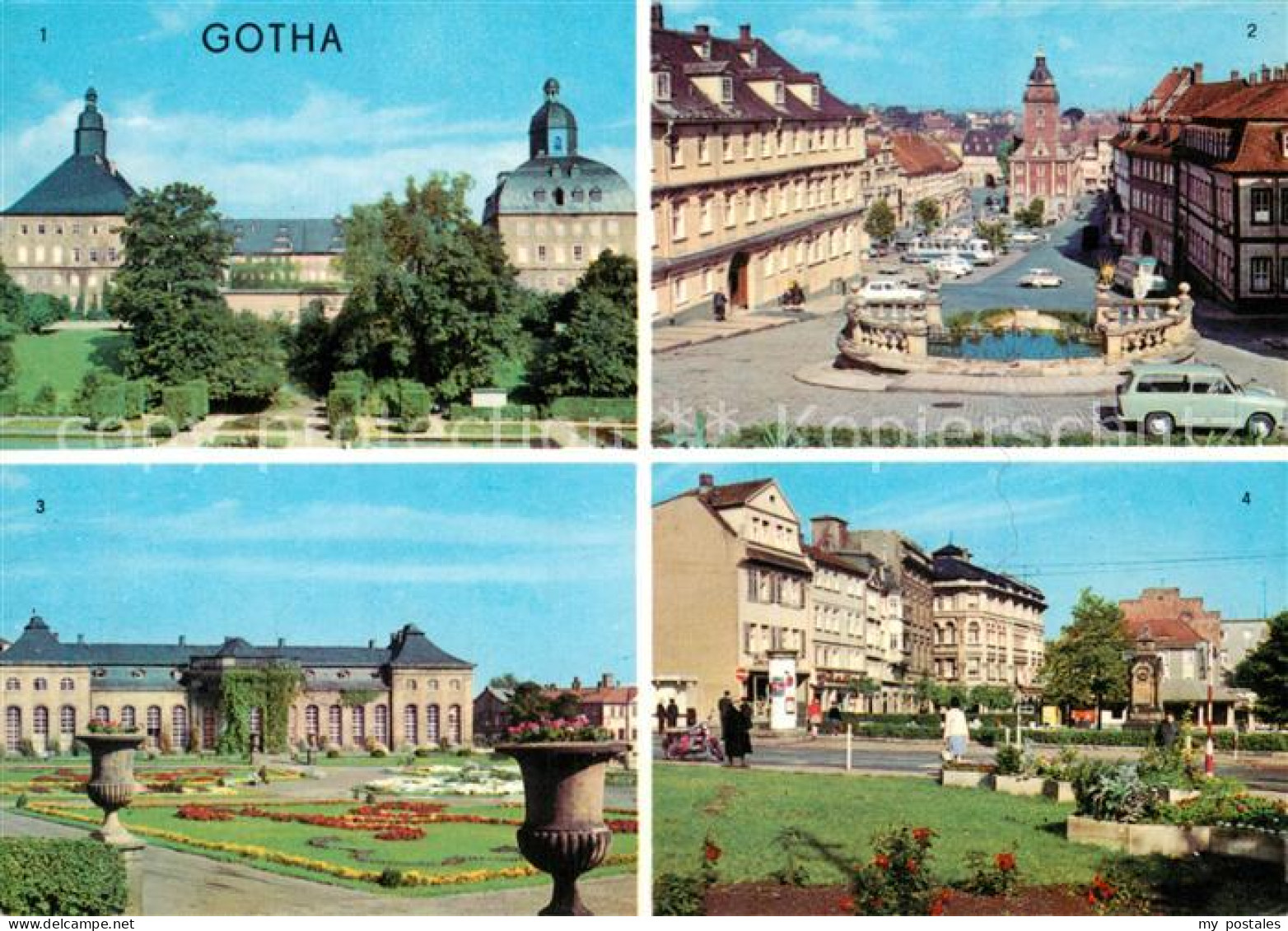 73302431 Gotha Thueringen Schloss Hauptmarkt Orangerie Arnoldiplatz Gotha Thueri - Gotha