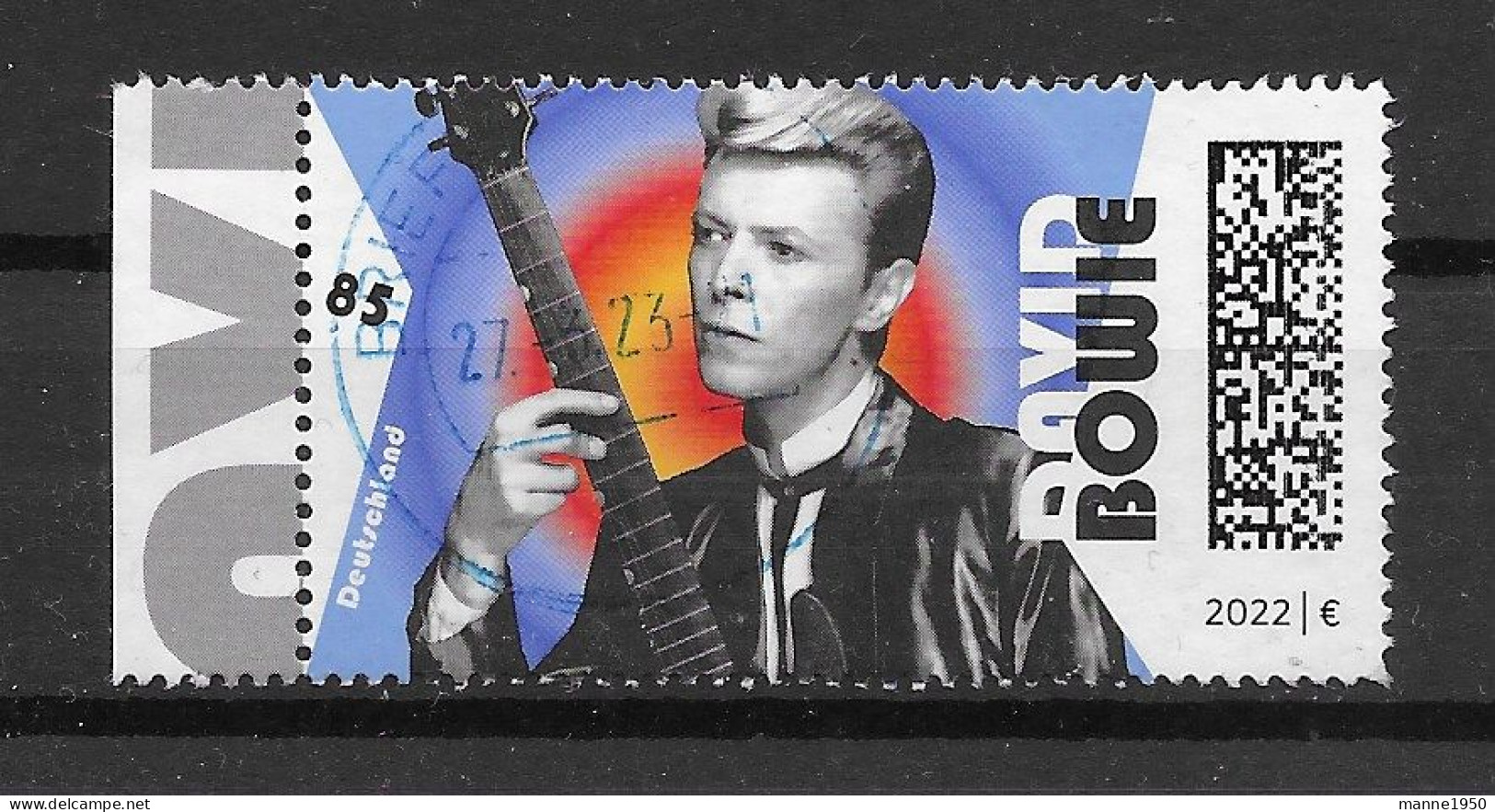 BRD/Bund 2022 David Bowie Mi.Nr. 3661 Gestempelt - Oblitérés