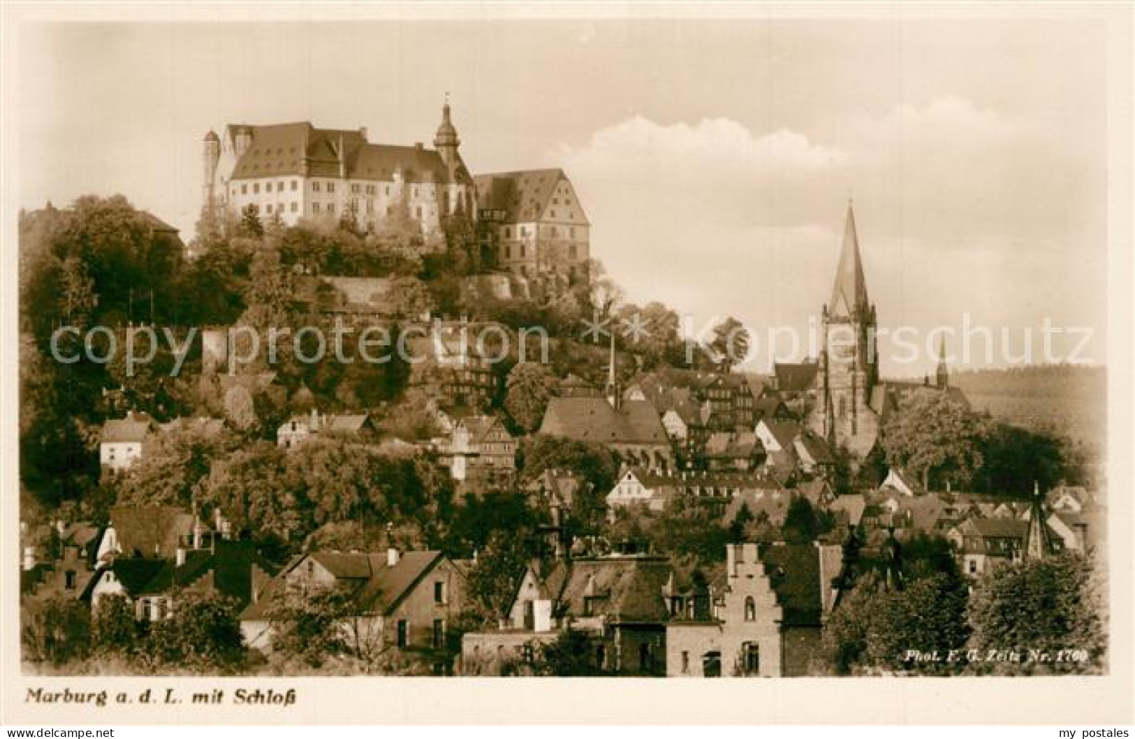 73302368 Marburg Lahn Altstadt Mit Kirche Und Schloss Marburg Lahn - Marburg