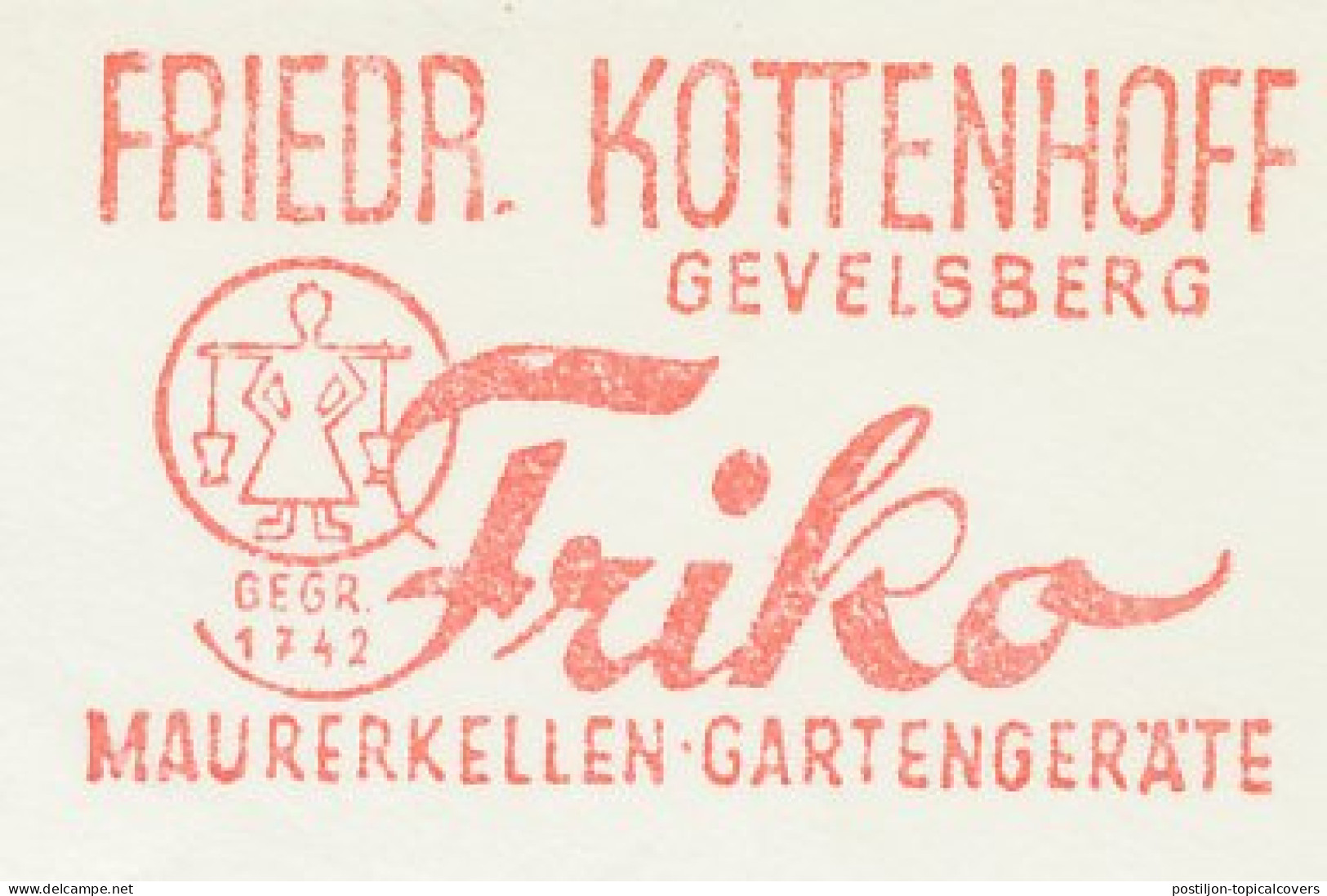 Meter Cut Germany 1969 Milkmaid - Ernährung