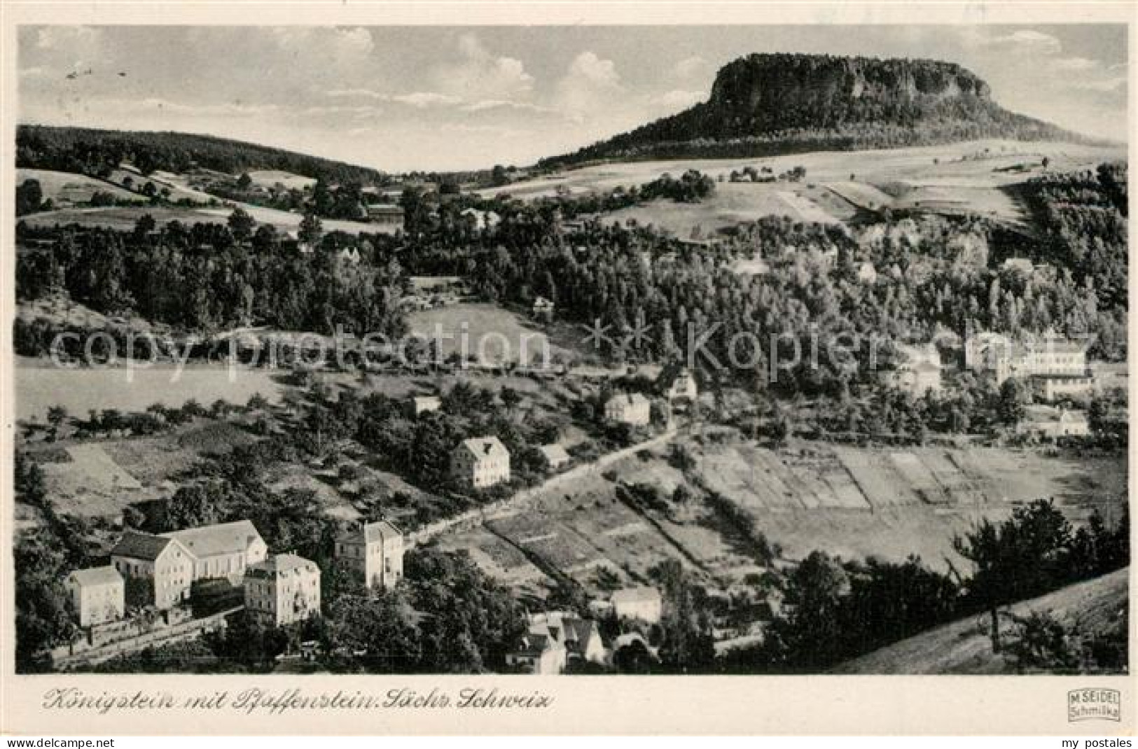 73301483 Koenigstein Saechsische Schweiz Pfaffenstein Foto-Seidel Koenigstein Sa - Königstein (Sächs. Schw.)