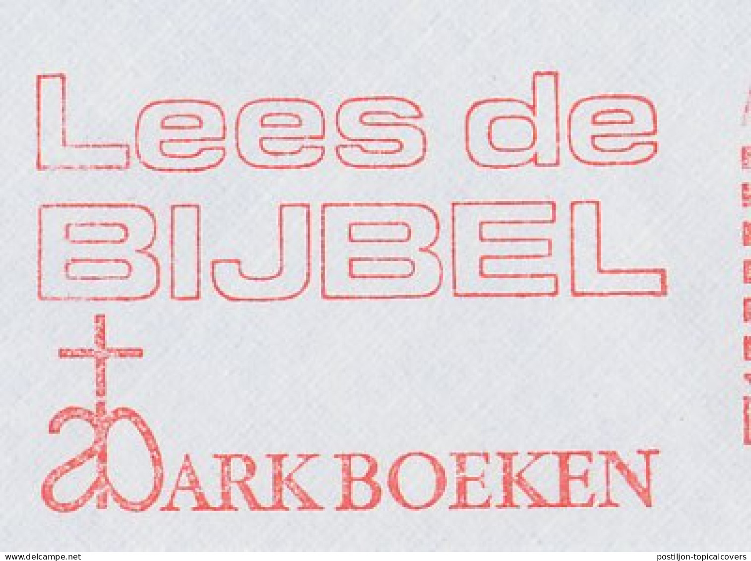 Meter Top Cut Netherlands 1988 Read The Bible - Other & Unclassified