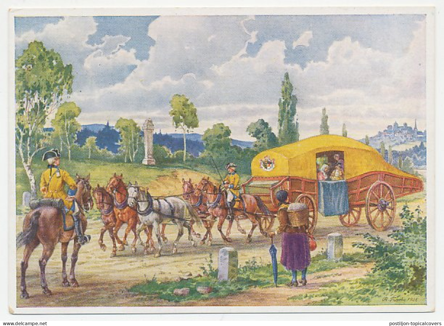 Postal Stationery Germany 1938 Mail Coach - Horse - Stamp Show Dresden - Sonstige & Ohne Zuordnung