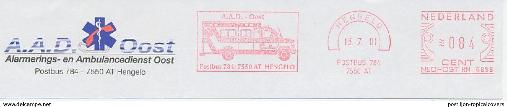 Meter Top Cut Netherlands 2001 Ambulance - Other & Unclassified