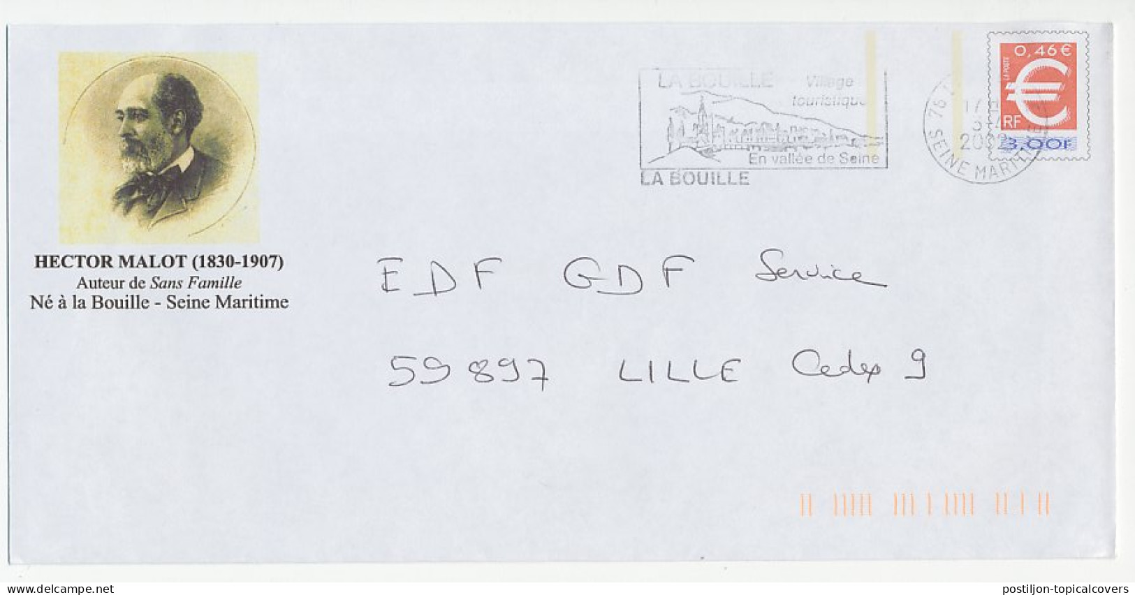 Postal Stationery / PAP France 2002 Hector Mallot - Book - Nobody S Boy  - Ecrivains