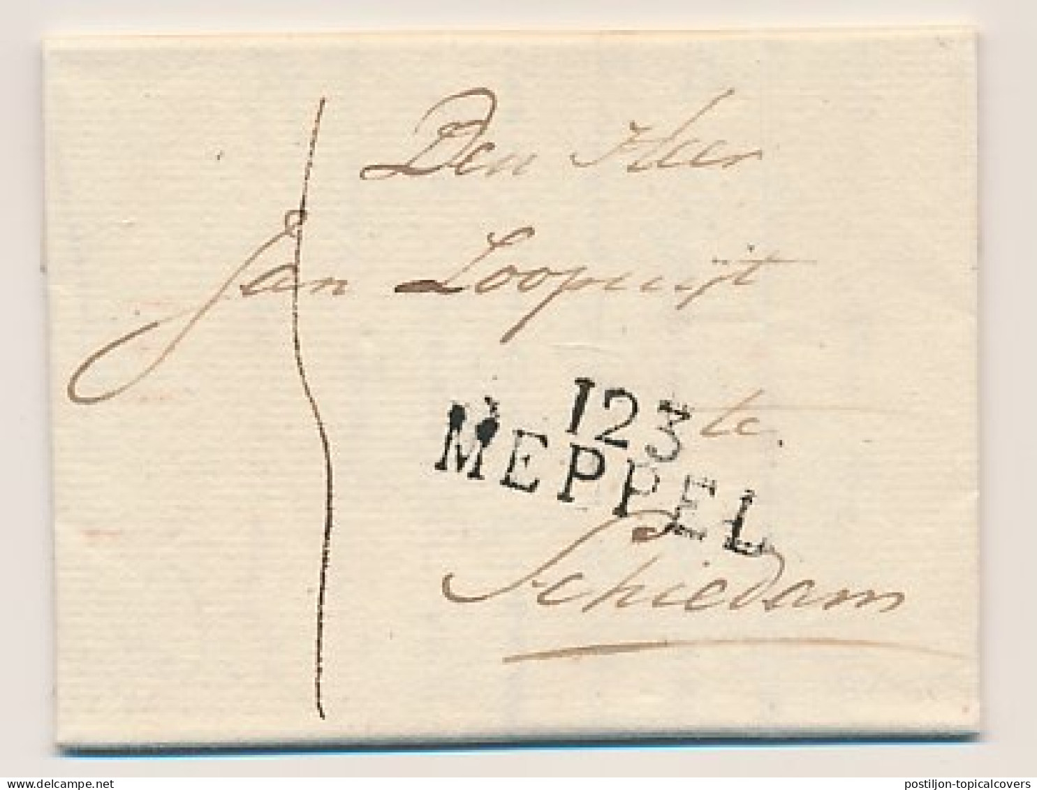 123 MEPPEL - Schiedam 1813 - ...-1852 Vorläufer