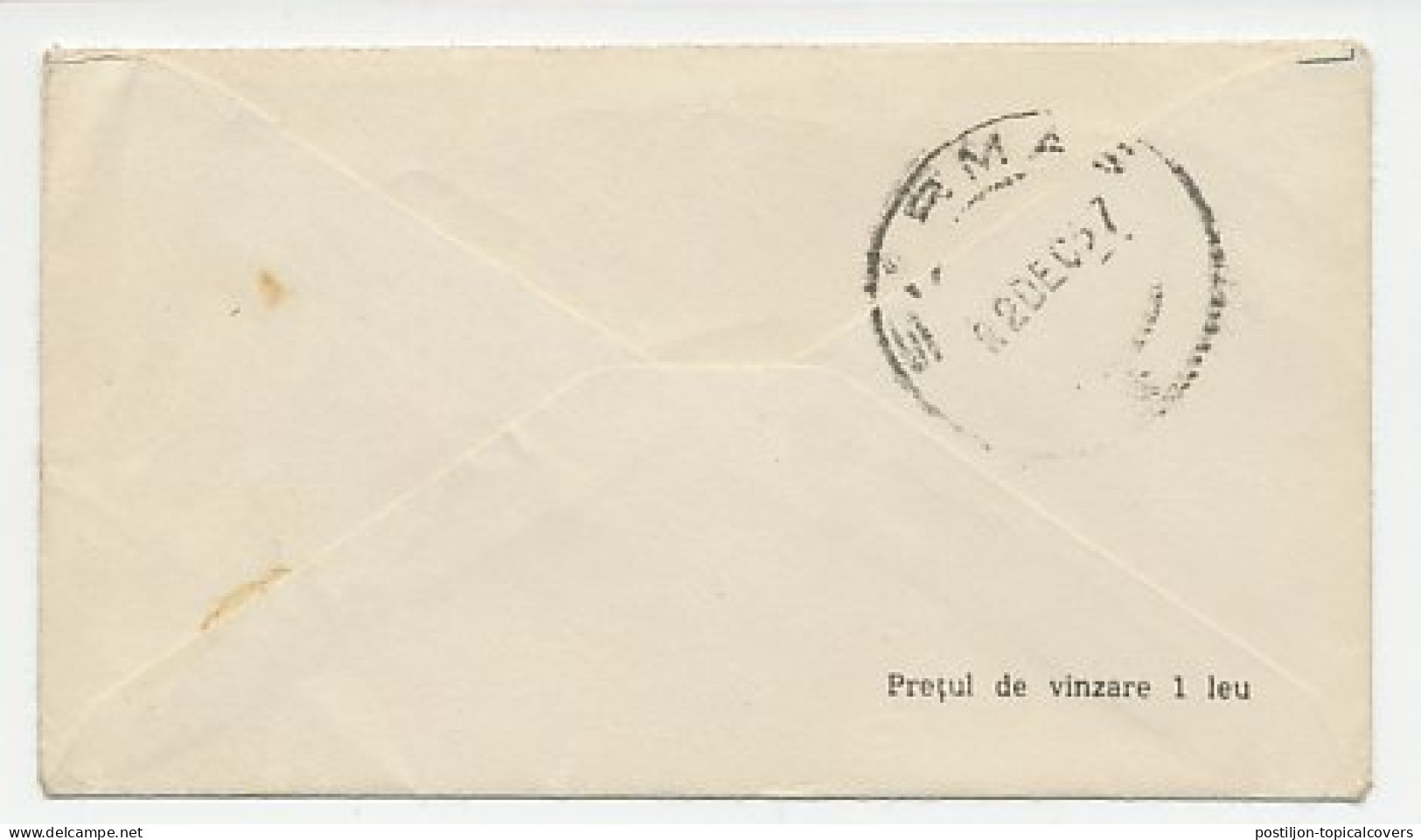 Postal Stationery Romania 1957 Christmas Candle - Christmas