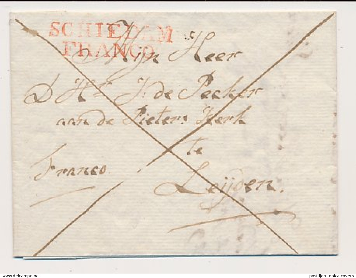 Schiedam - Leiden 1829 - ...-1852 Prephilately