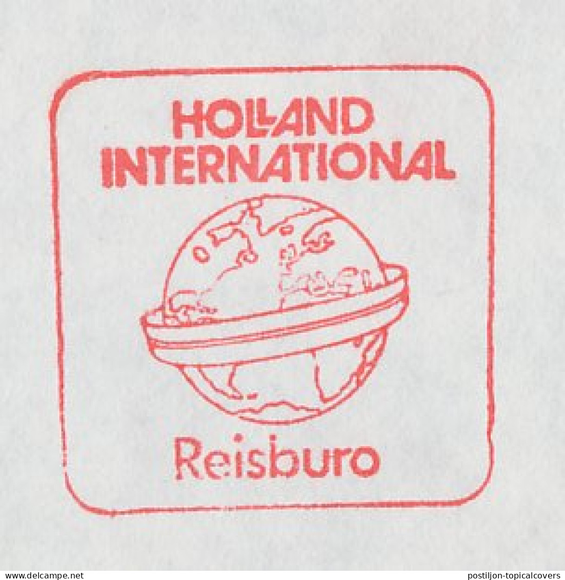 Meter Cover Netherlands 1983 Globe - Amsterdam  - Géographie