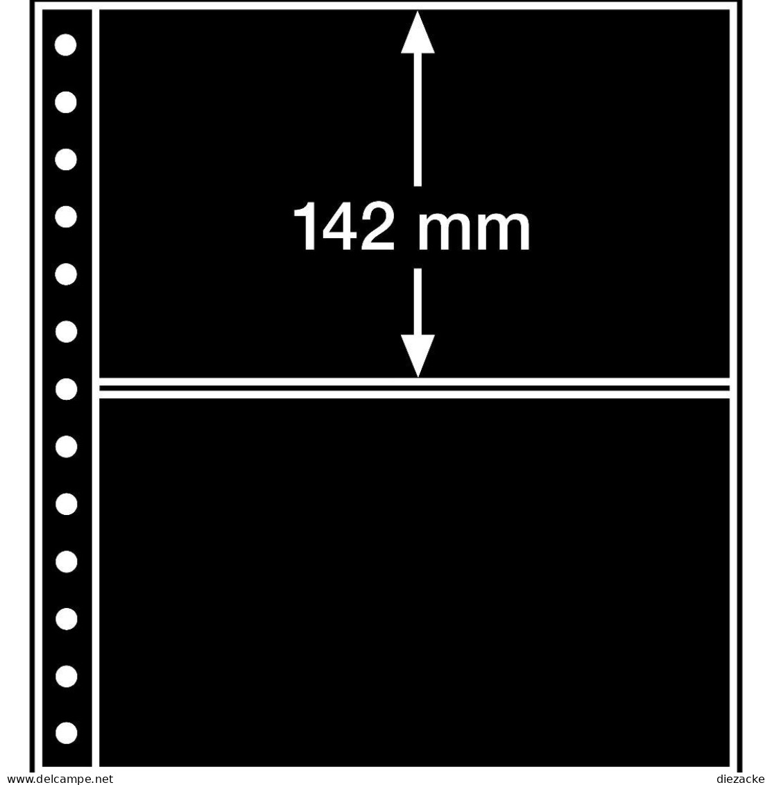 Leuchtturm R-Tafeln Schwarz 2er Einteilung (10er Pack) 359387 Neuwertig (VD734 - Andere & Zonder Classificatie