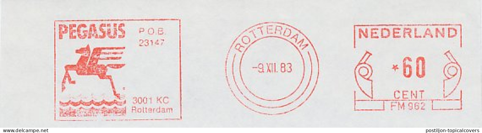 Meter Cut Netherlands 1983 Pegasus - Horse - Mythology