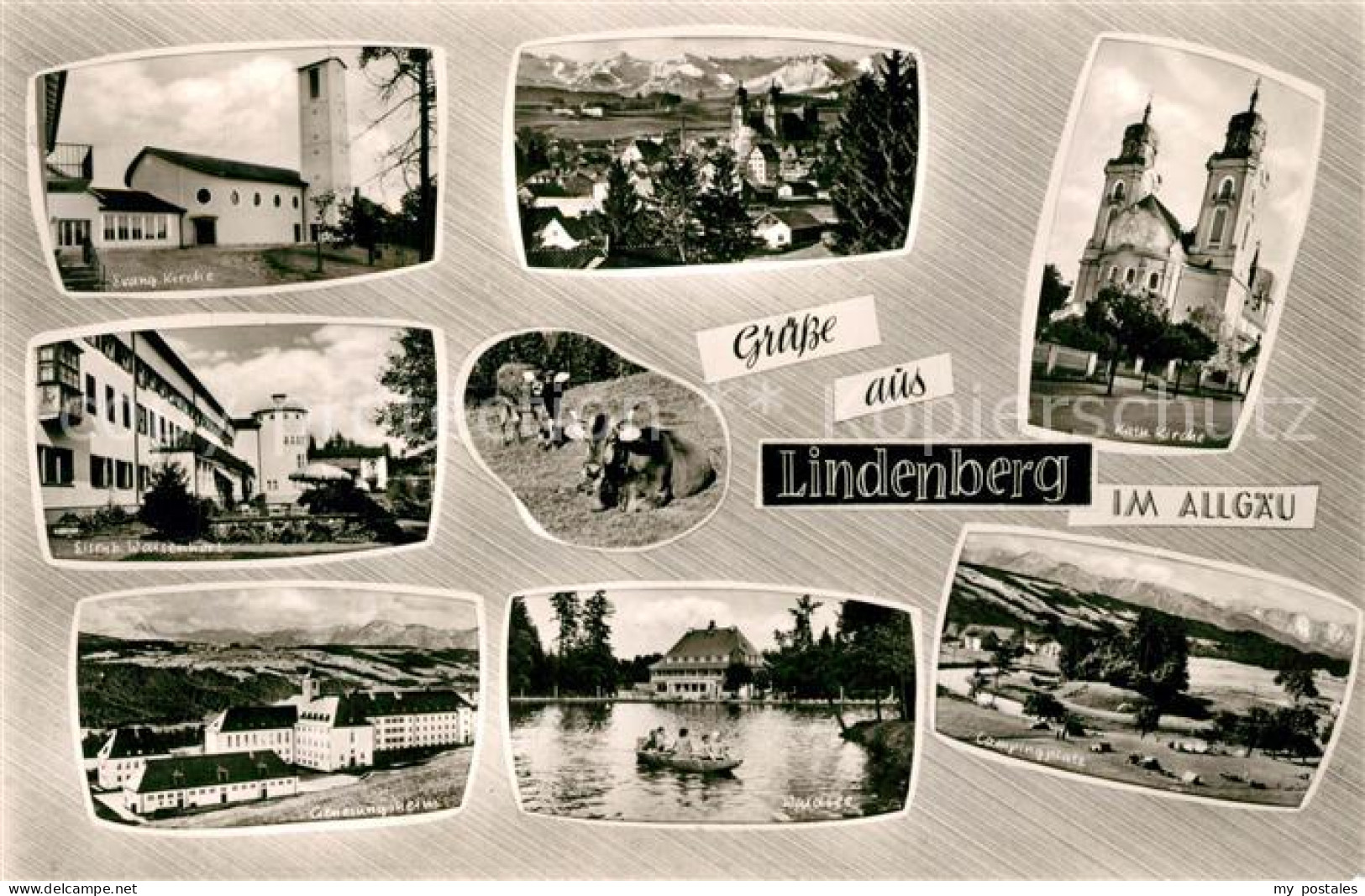 73301122 Lindenberg Allgaeu Genesungsheim Campingplatz Stiftung Eisenbahn-Waisen - Lindenberg I. Allg.