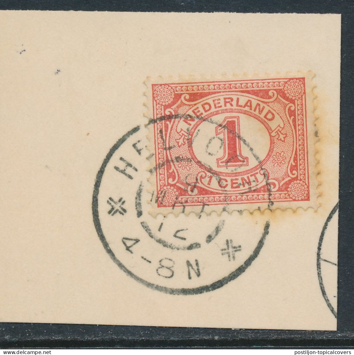 Grootrondstempel Helvoort 1912 - Storia Postale