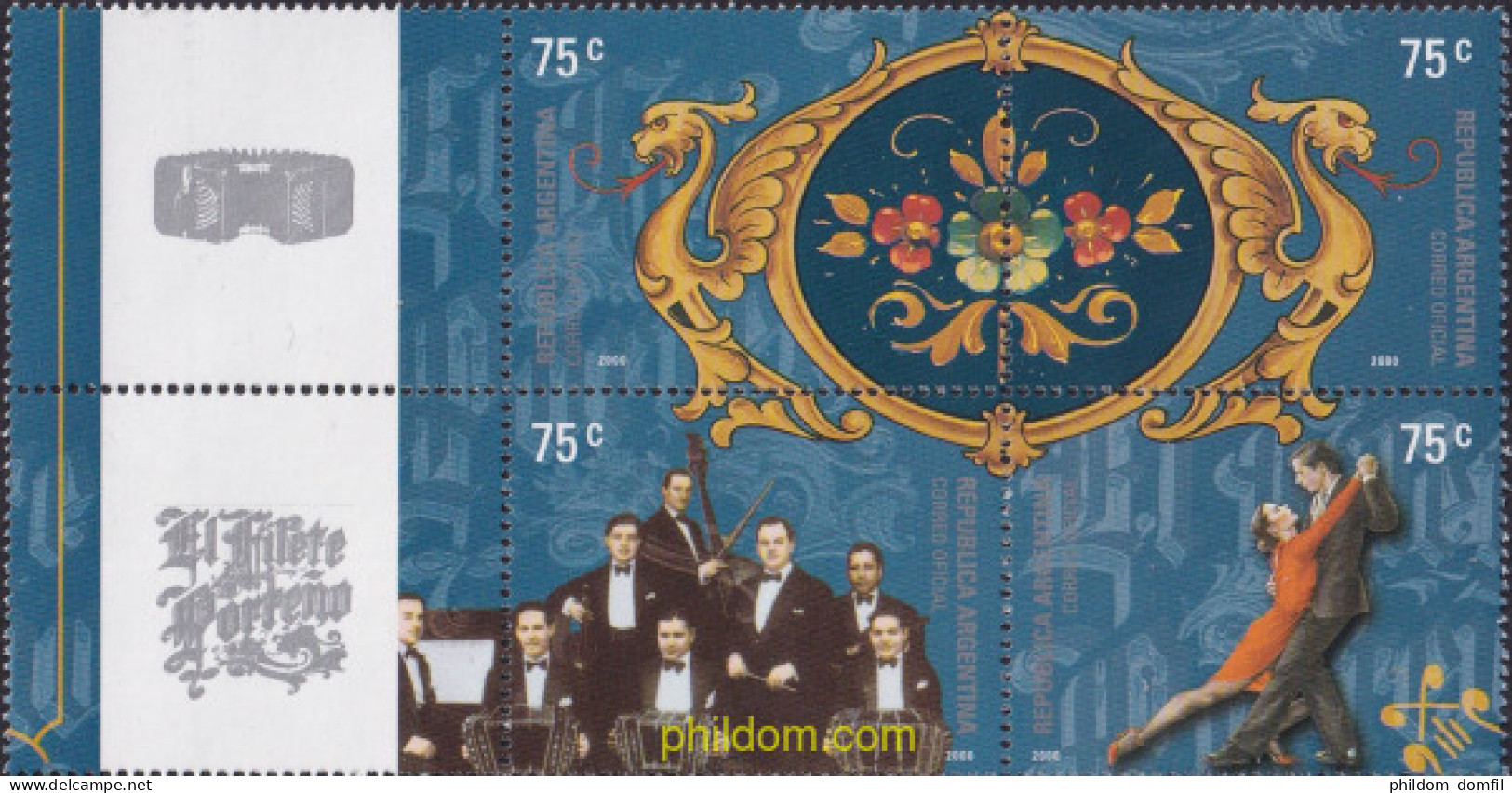 730313 MNH ARGENTINA 2000 EL TANGO - Ungebraucht