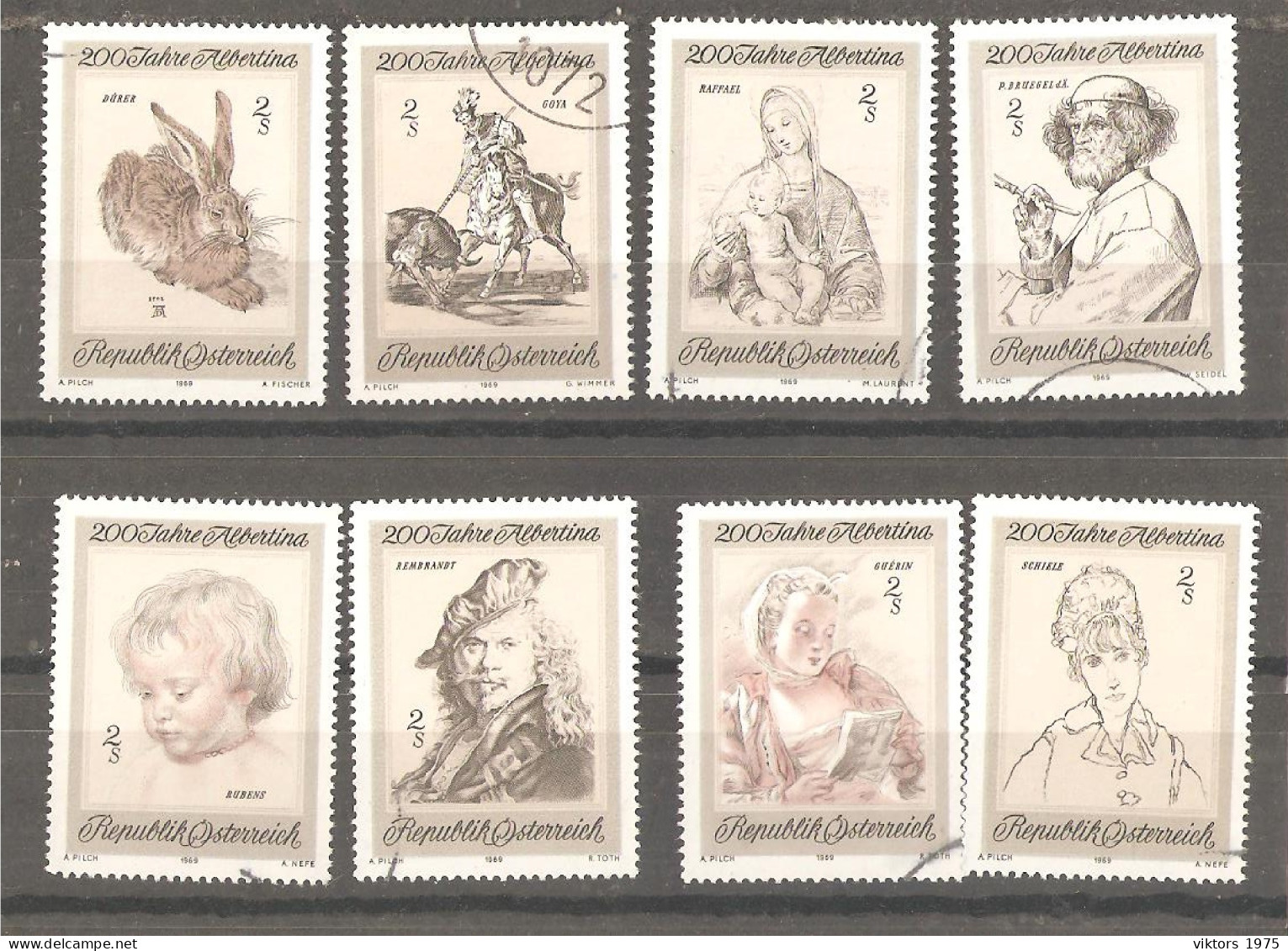 Used Stamps Nr.1307-1314 In MICHEL Catalog - Oblitérés