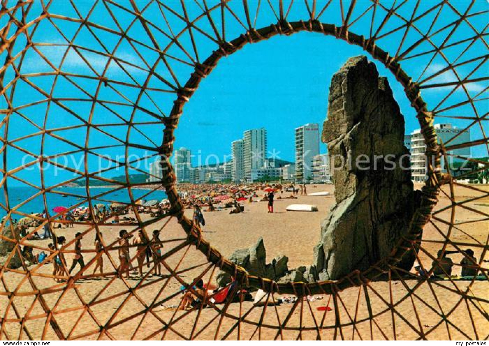 73300719 Playa De Aro Cataluna Original Vision De Su Playa Strand Hotels Felsen  - Sonstige & Ohne Zuordnung