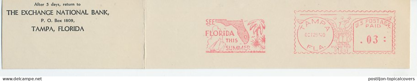 Meter Top Cut USA 1940 Palm Tree - Florida - Trees