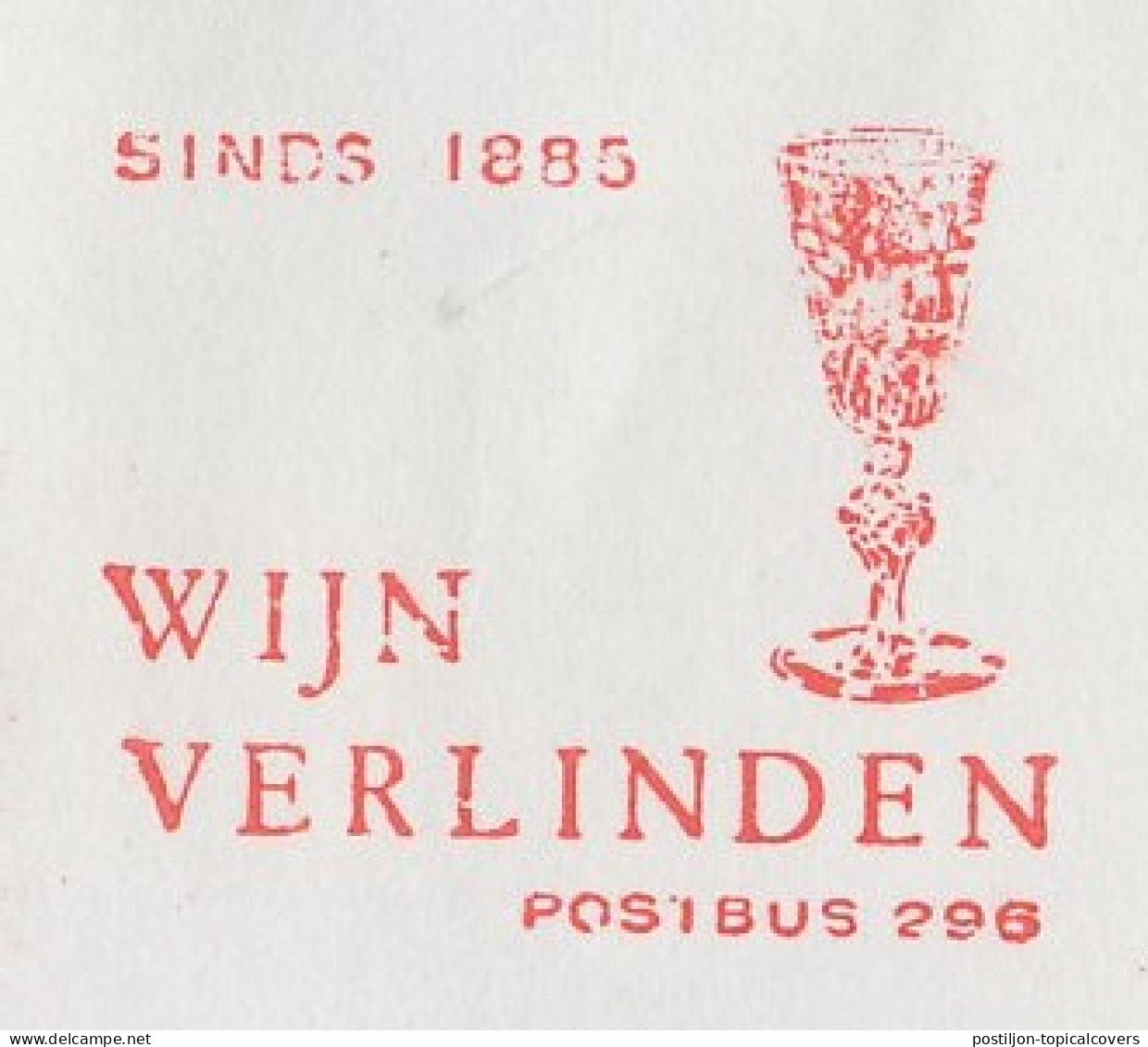 Meter Cover Netherlands 1983 Wine - Glass - Vini E Alcolici