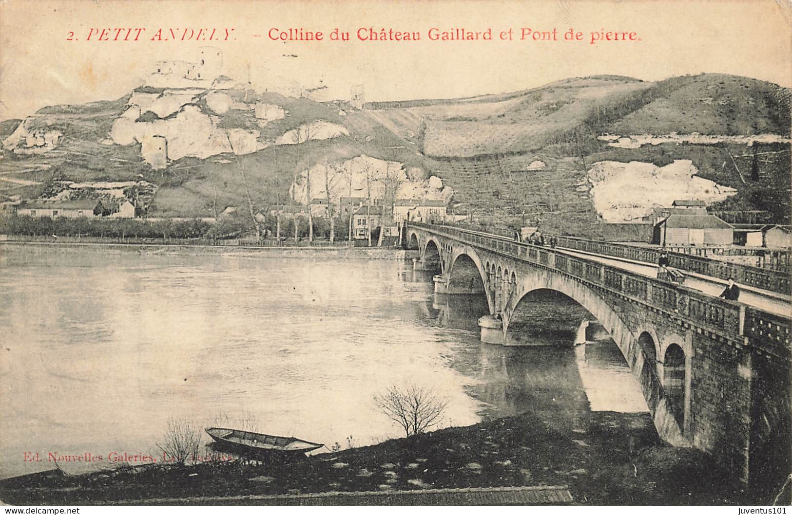 CPA LE PETIT ANDELY - Colline Du Château Gaillard Et Pont De Pierre-En L'état     L2902 - Les Andelys