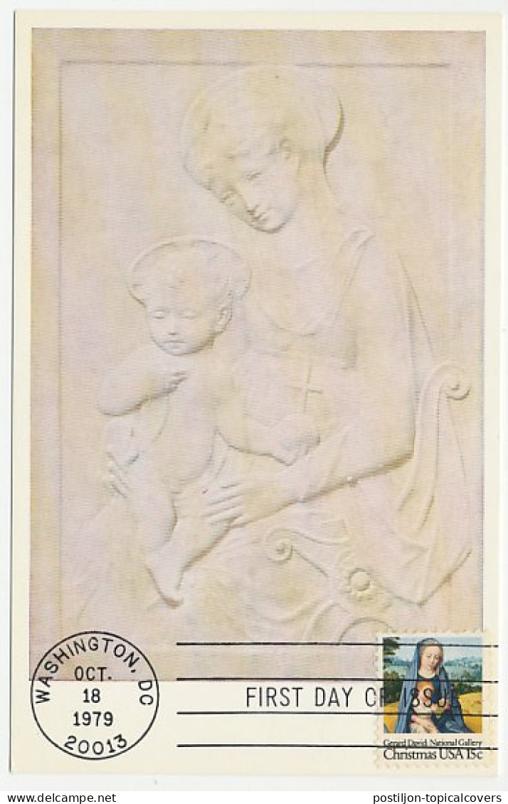 Maximum Card USA 1979 Madonna And Child - Other & Unclassified