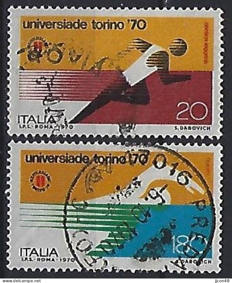 Italy 1970  Universiade Turin  (o) Mi.1312-1313 - 1961-70: Usati