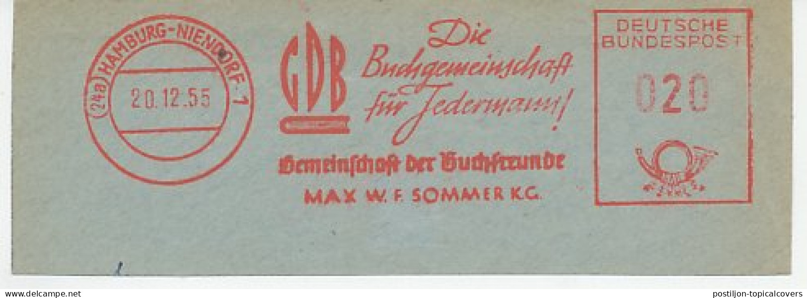 Meter Cut Germany 1955 Book Club - Non Classés