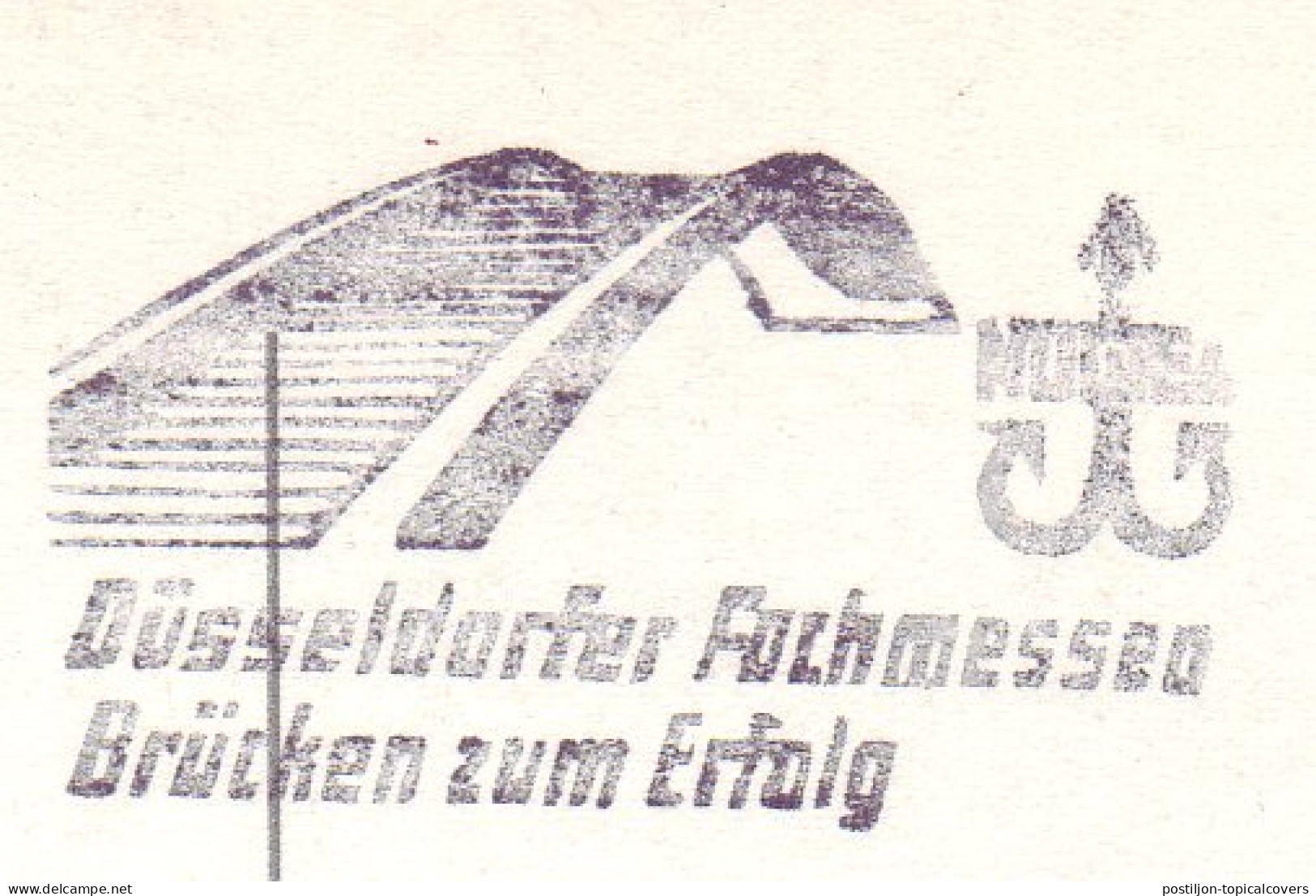 Postcard / Postmark Germany 1960 Trade Shows - Bridges To Success - Bruggen