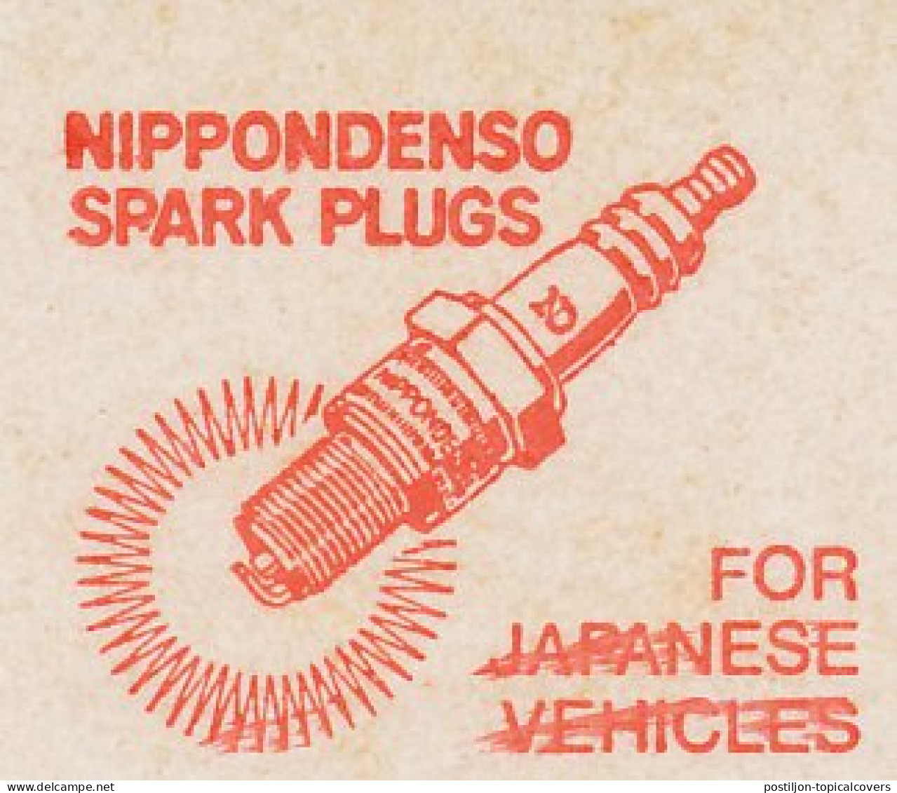 Proof / Test Meter Strip Netherlands 1976 Nippondenso Spark Plug - For Japanese Vehicles - Elettricità