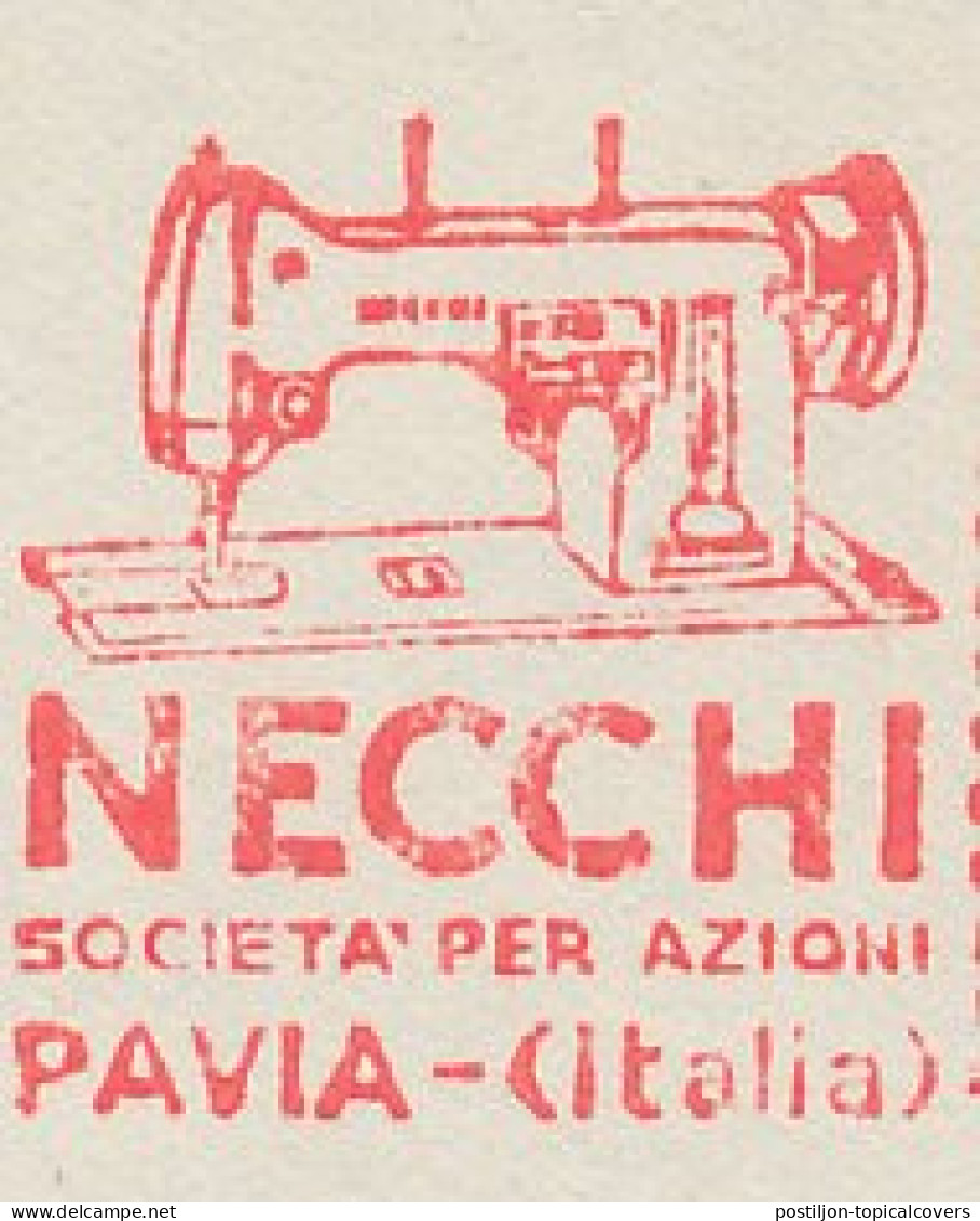 Meter Cut Italy 1957 Sewing Machine - Necchi - Textil