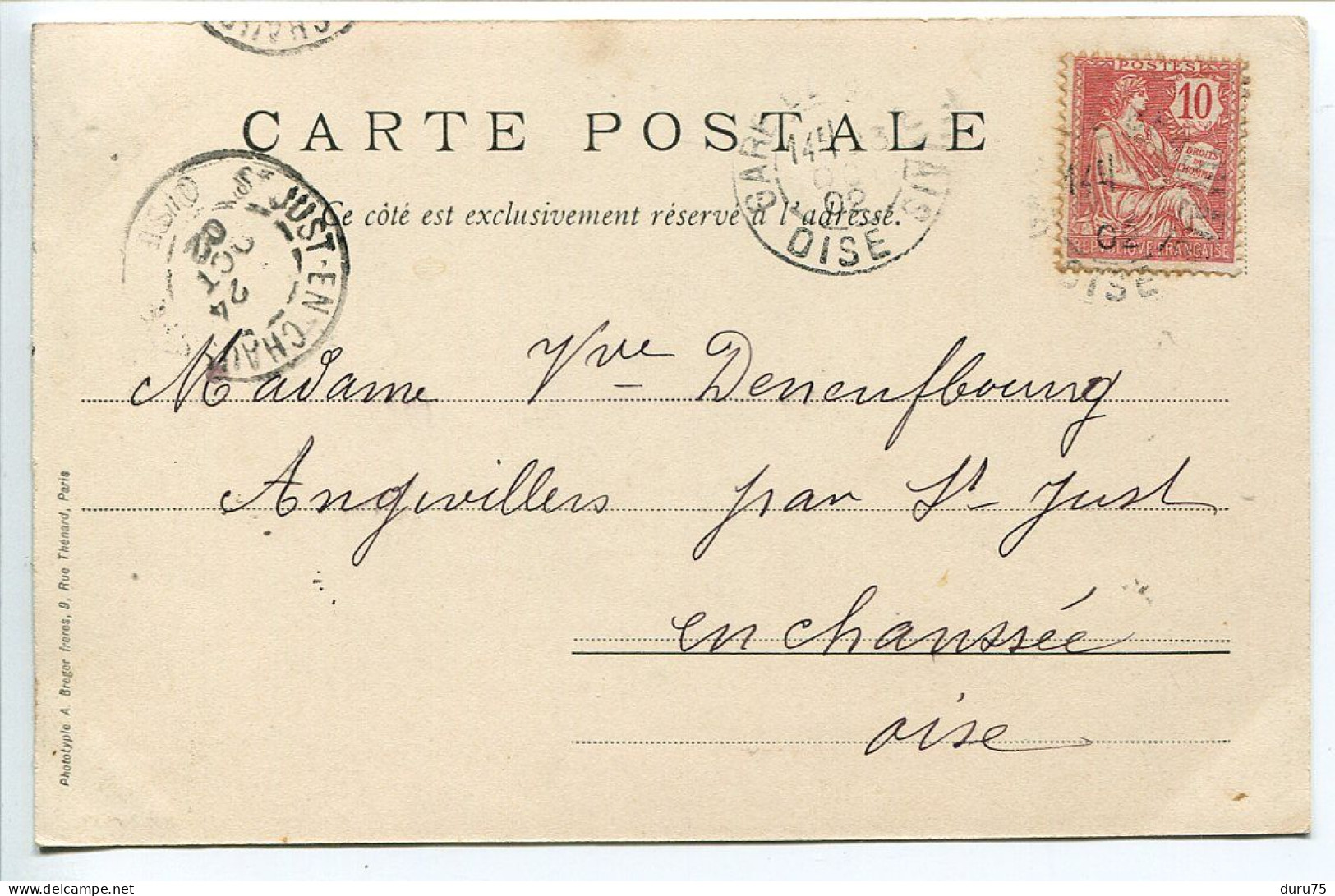 PIONNIÈRE 1902 * AUMALE Maison Rue Des Tanneurs Gence Boulanger * Librairie Surville - Aumale