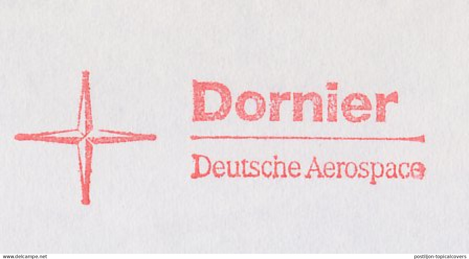Meter Cover Germany 1990 Dornier - Aerospace - Sterrenkunde