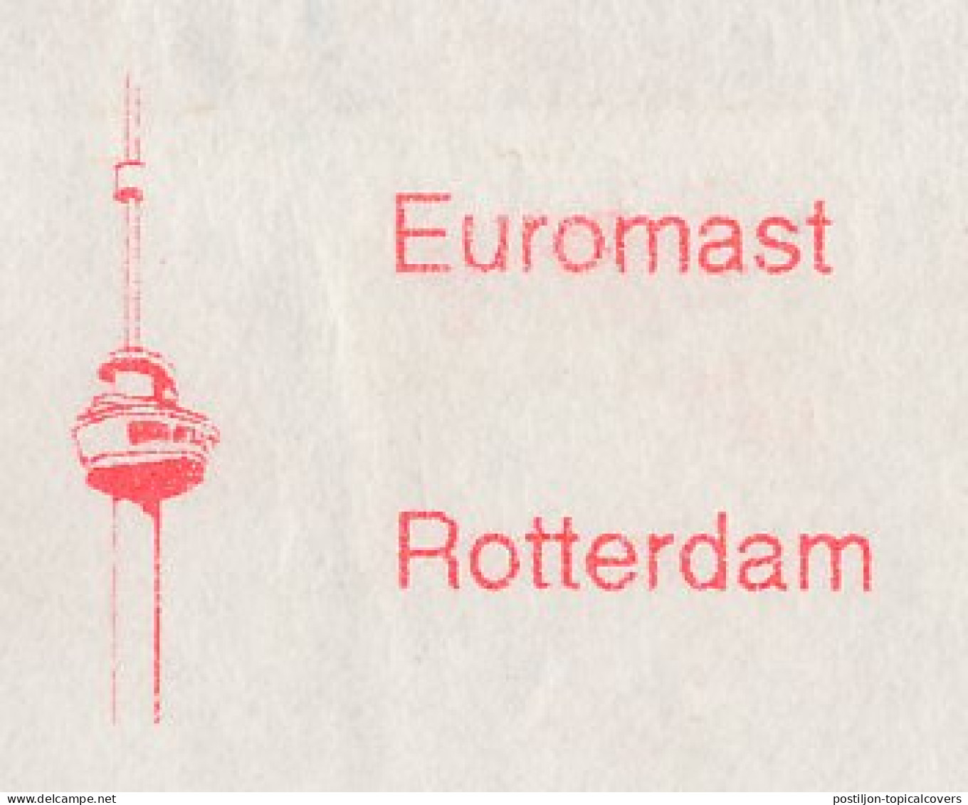 Address Label Netherlands 1999 Euromast - Rotterdam - Otros & Sin Clasificación