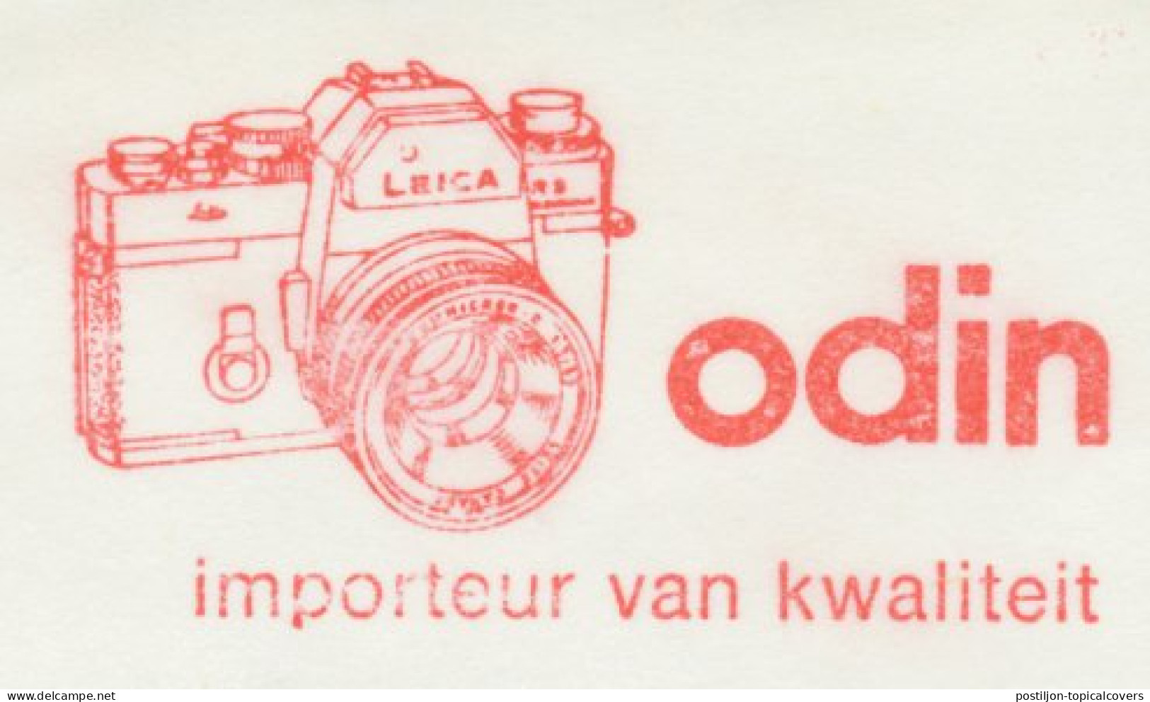 Meter Cut Netherlands 1979 Photo Camera - Leica - Odin - Photographie