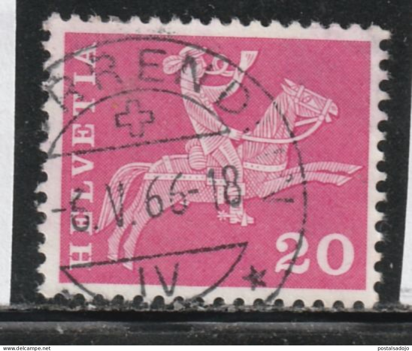 SUISSE  1647 // YVERT  646 // 1960-63 - Used Stamps