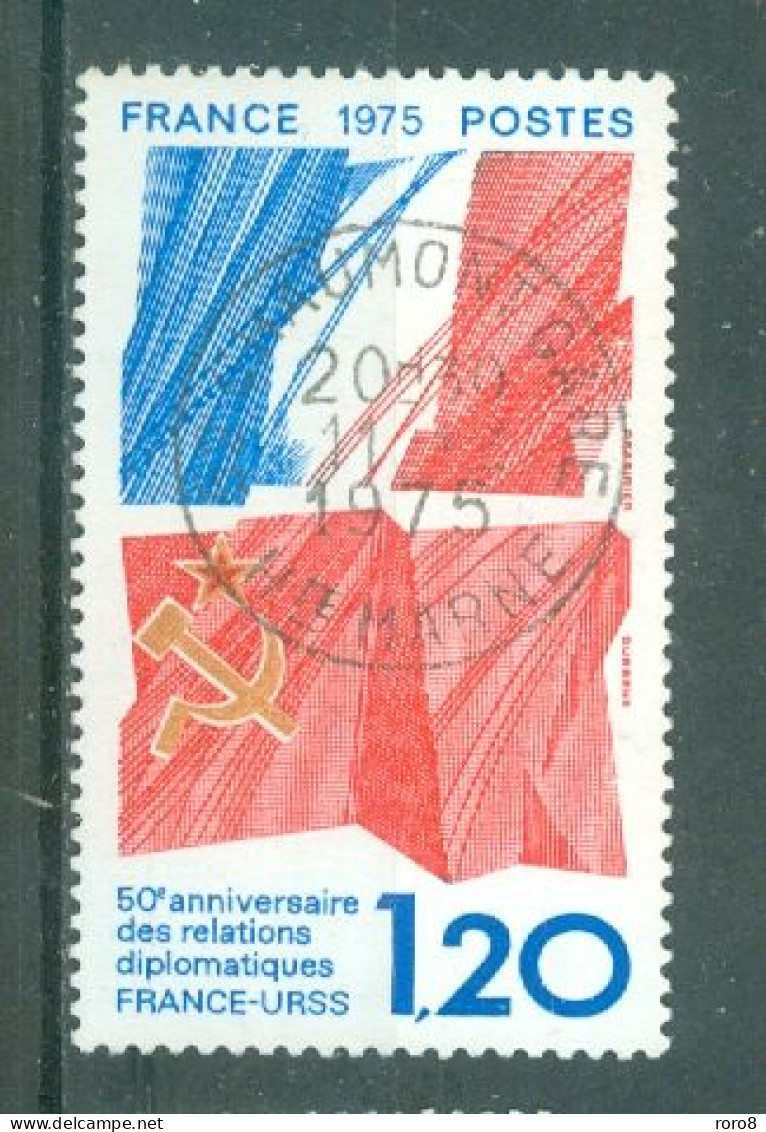 FRANCE - N°1859 Oblitéré - 50°anniversaire Des Relations Diplomatiques Franco-soviétiques. - Usados