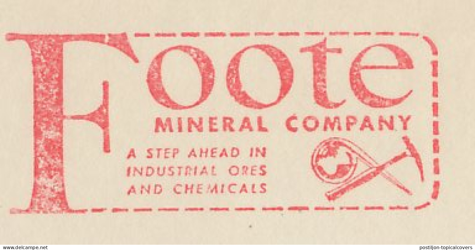 Meter Cut USA 1952 Mineral Company - Mining  - Sonstige & Ohne Zuordnung
