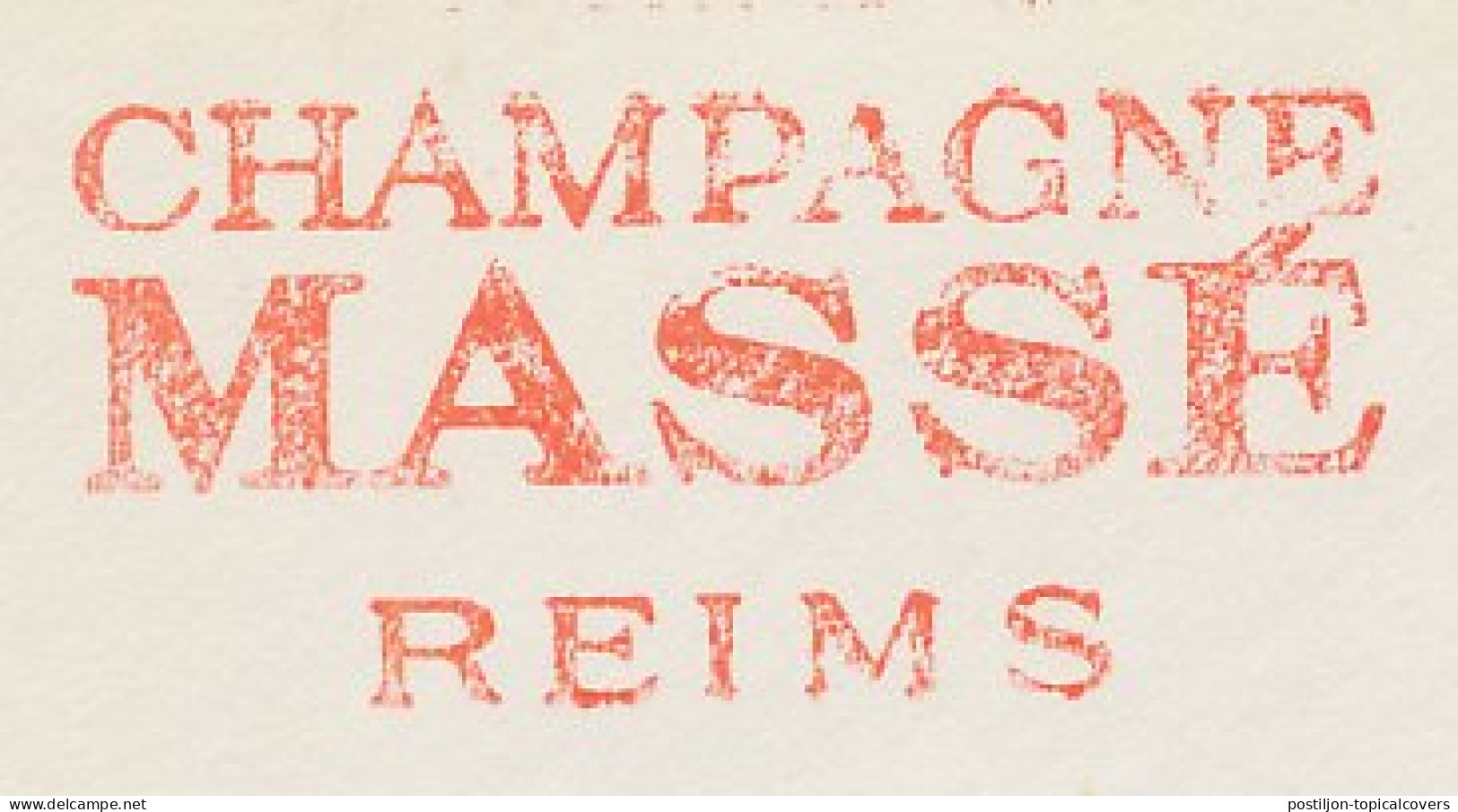 Meter Cut France 1971 Champagne - Masse Reims - Wijn & Sterke Drank