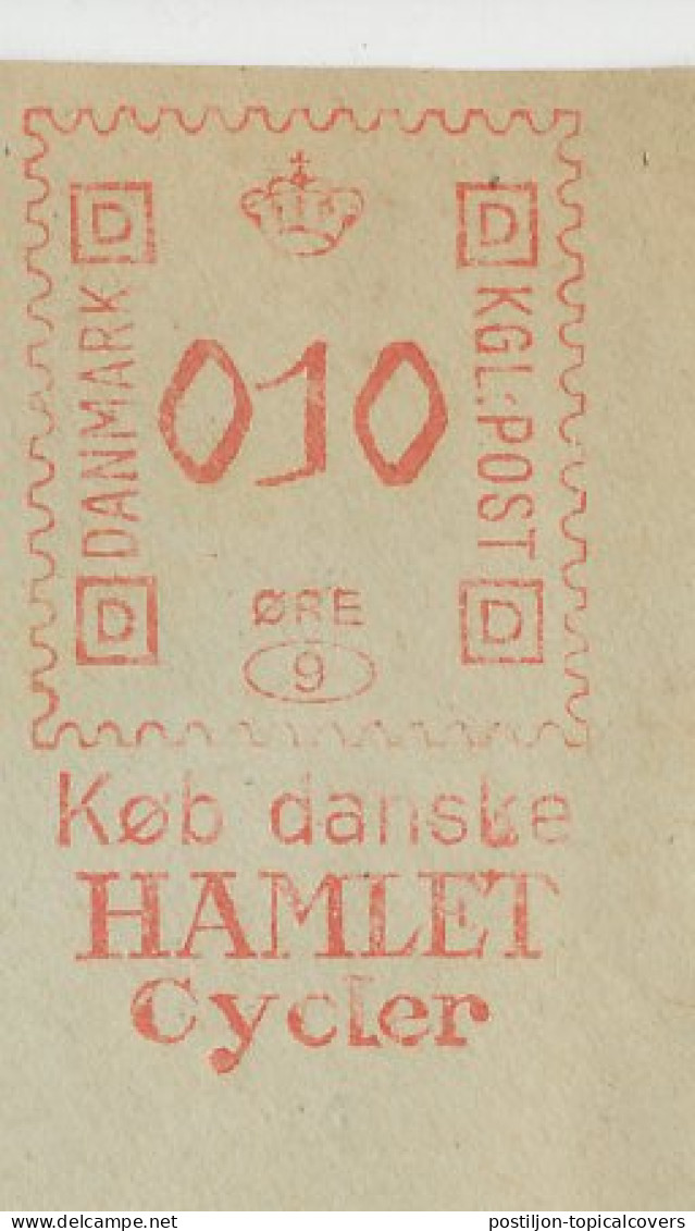 Meter Cover Denmark 1942 Bicycle - Hamlet - Cycling