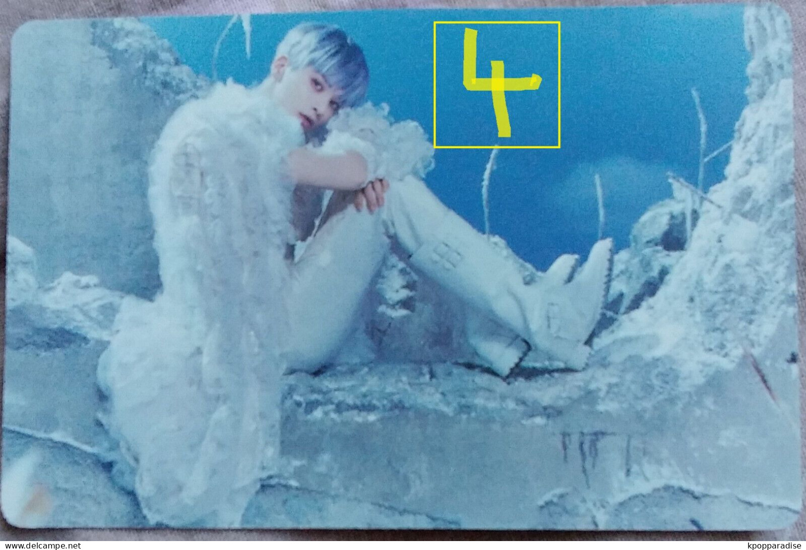 Photocard K POP Au Choix TXT  Freeze  Taehyun - Objetos Derivados