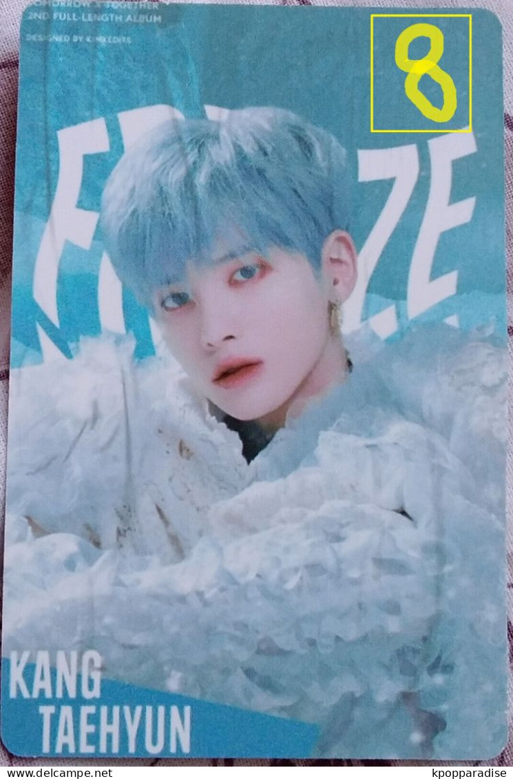 Photocard K POP au choix TXT  Freeze  Taehyun