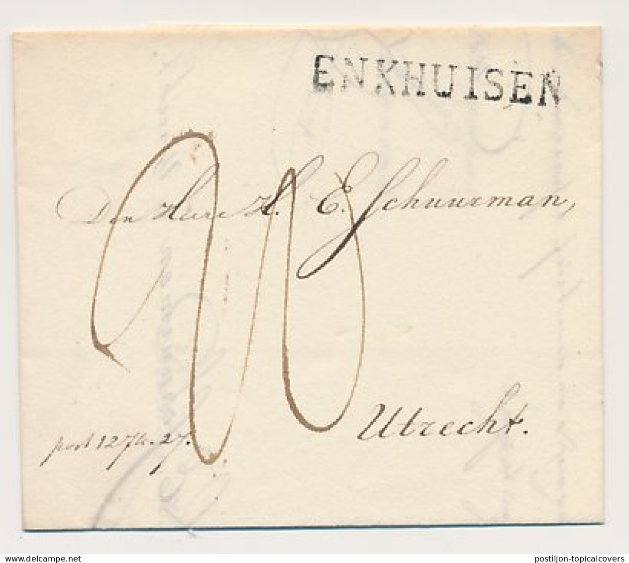 ENKHUISEN - Utrecht 1827 - ...-1852 Voorlopers