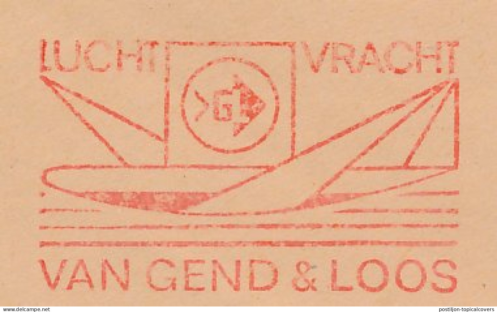 Meter Cover Netherlands 1971 Van Gend & Loos - Schiphol - Andere & Zonder Classificatie