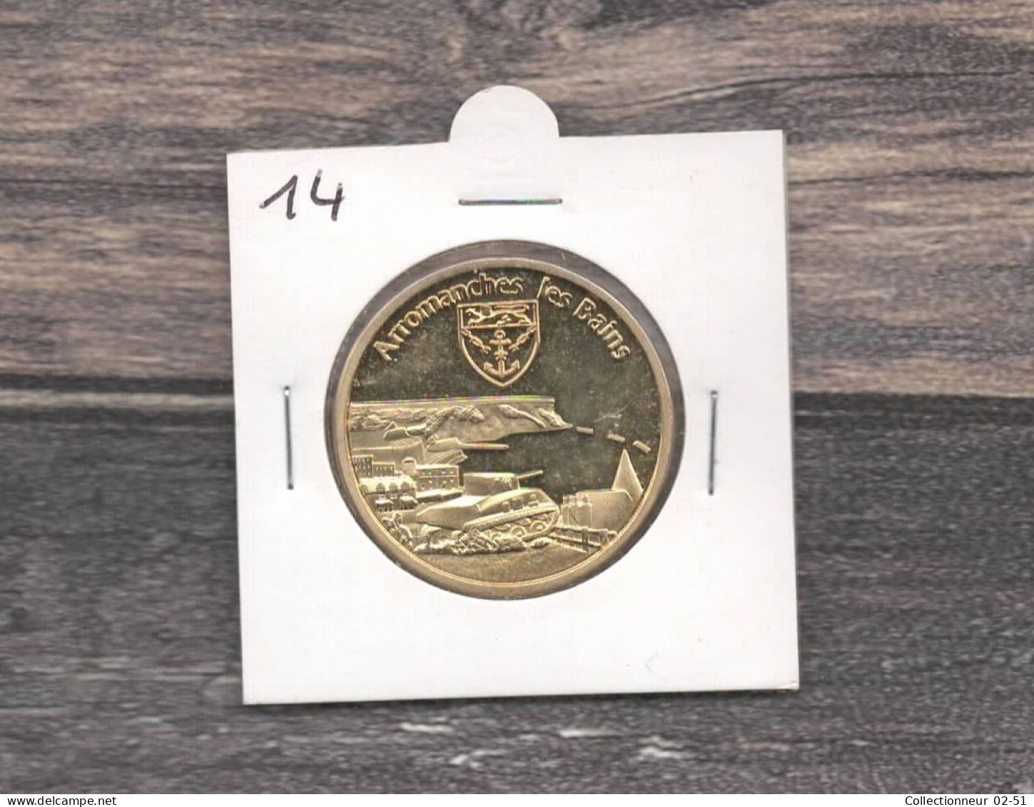 Médaille Souvenirs : Arromanches Les Bains (Blason) - Other & Unclassified