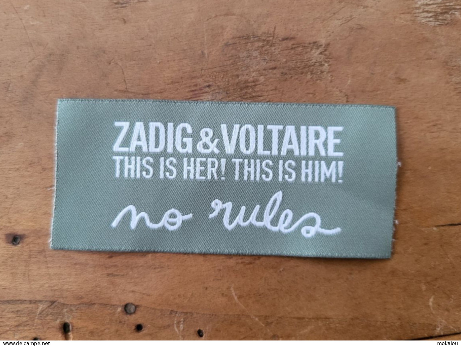 Carte Zadig & Voltaire No Rules Tissu - Modernes (à Partir De 1961)