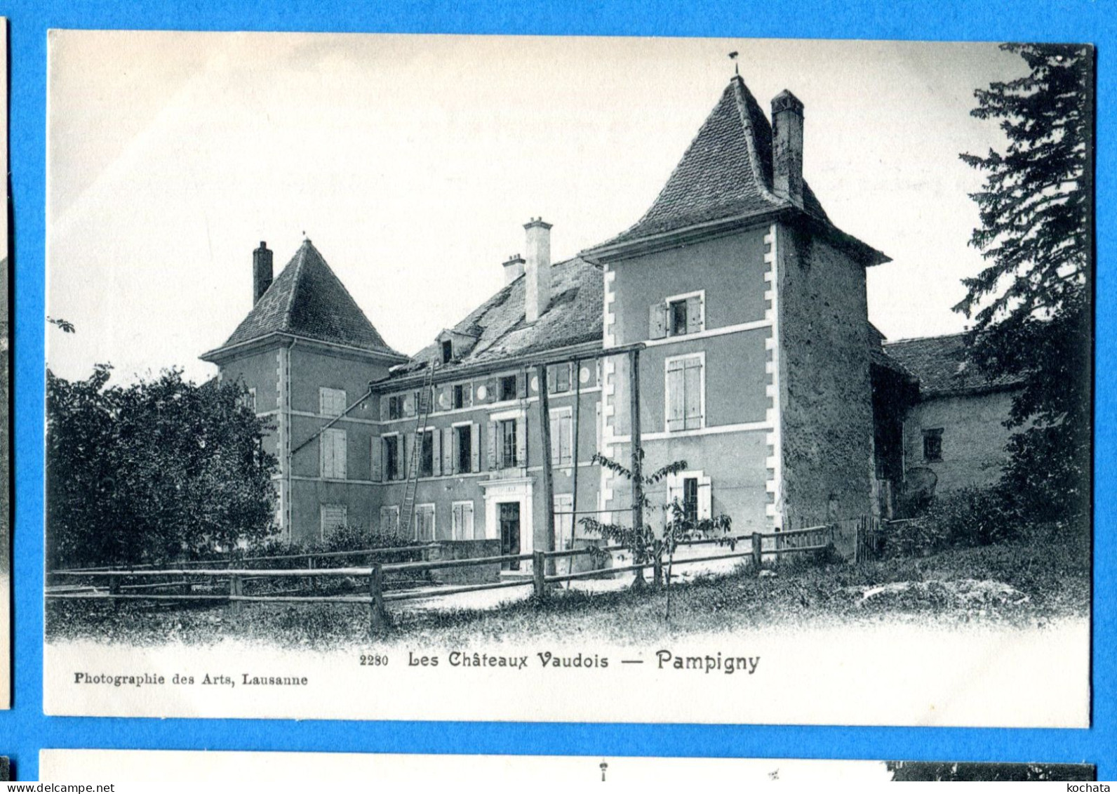 VIX044, Pampigny, Les Châteaux Vaudois, 2280, Précurseur , Non Circulée - Pampigny