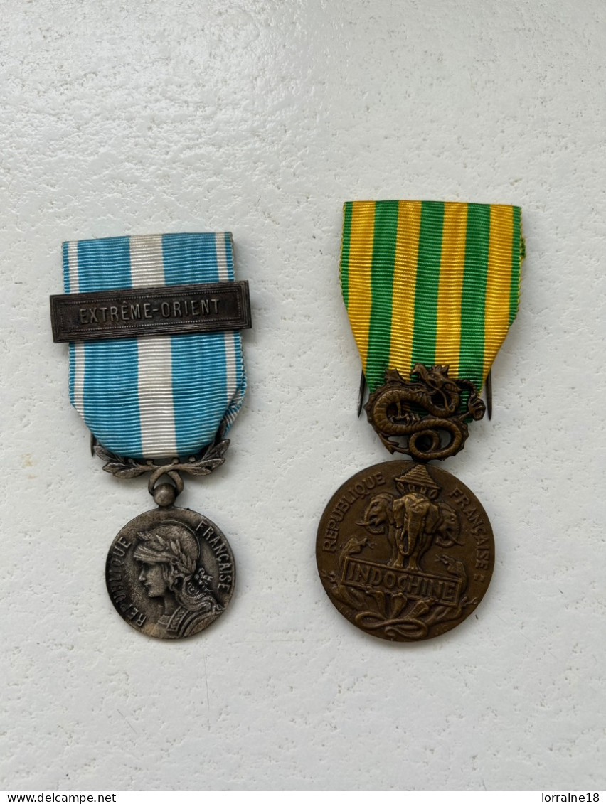 Lot De Deux Médailles, Coloniale Et CEFEO - France
