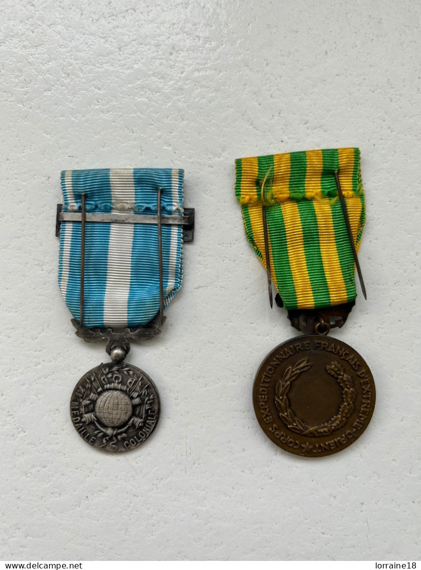 Lot De Deux Médailles, Coloniale Et CEFEO - Frankreich