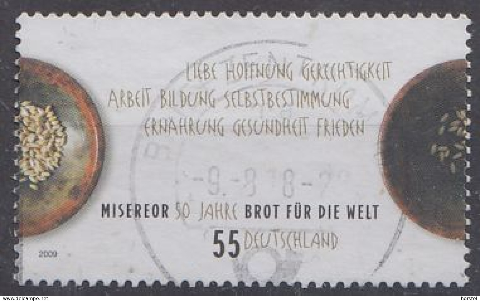 Deutschland Mi.Nr.2711  50 Jahre Kirchliche Hilfswerke - Used Stamps