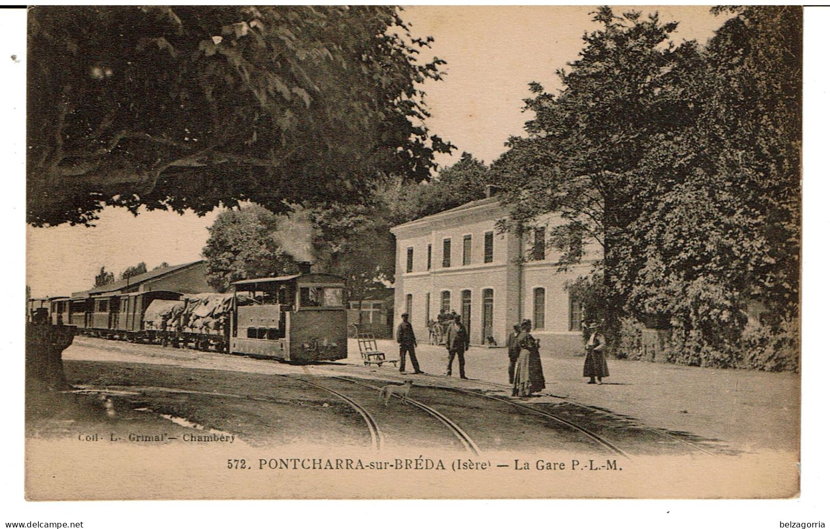 PONTCHARRA Sur BREDA  -  La Gare  P.L.M. - Pontcharra