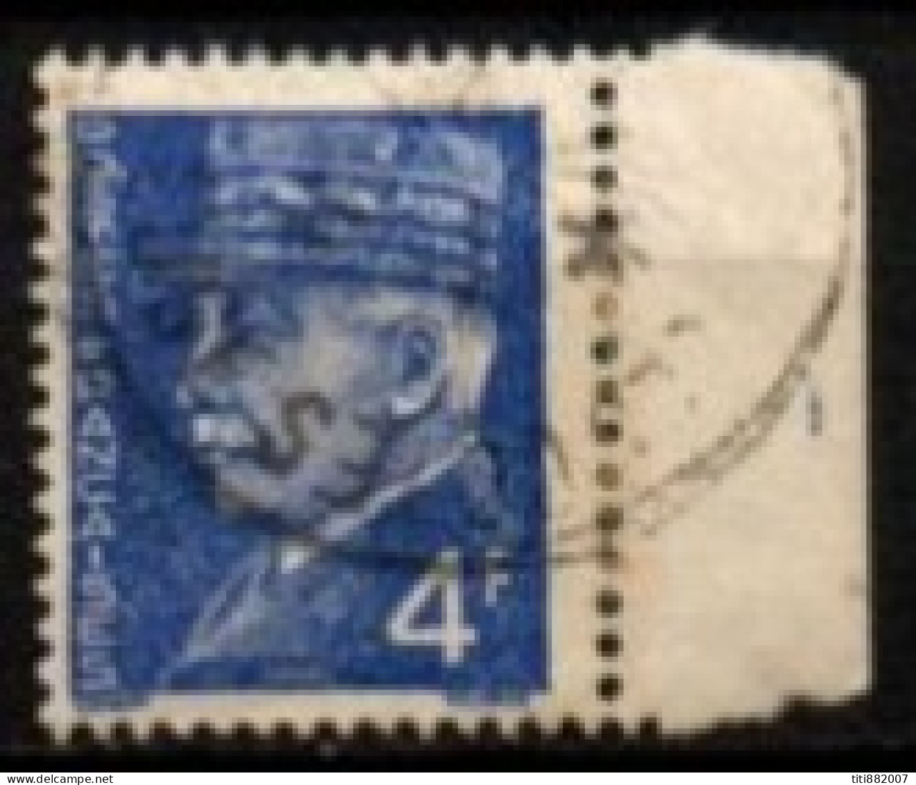 FRANCE    -   1941 .   Y&T N° 521A Oblitéré. Point Sous 0 Et T - Used Stamps